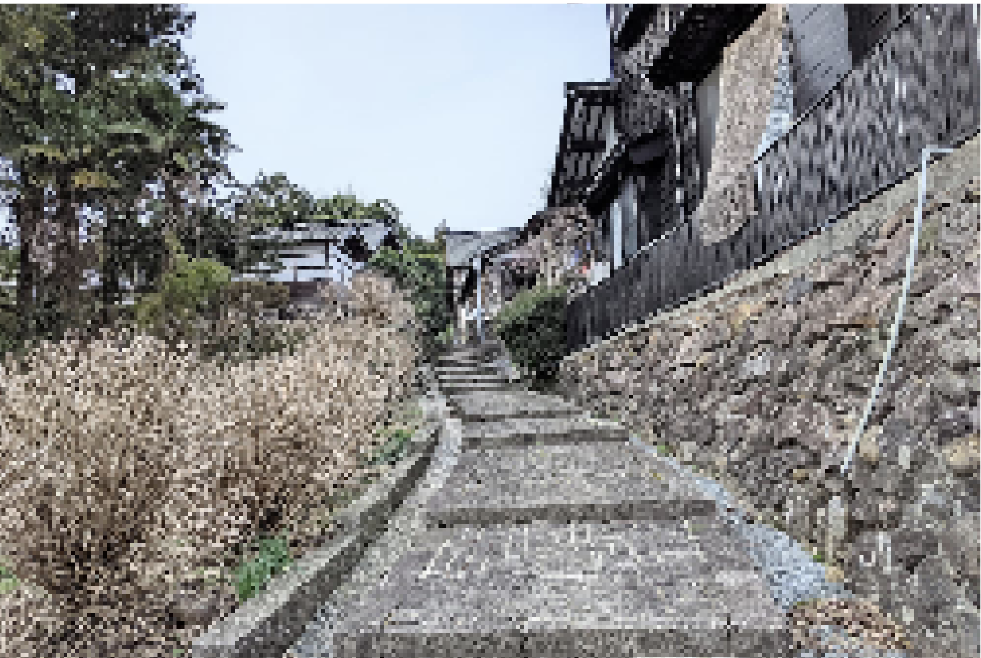 穴水町の路地