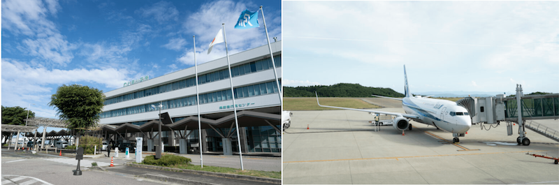 飛行機をご利用の場合