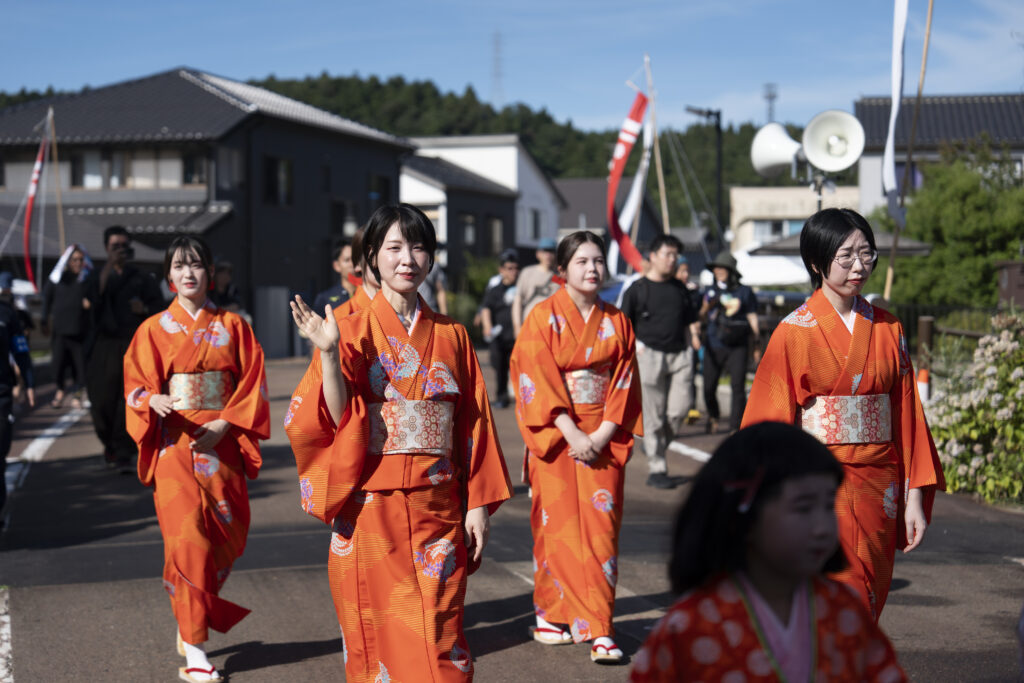 穴水町の祭り風景